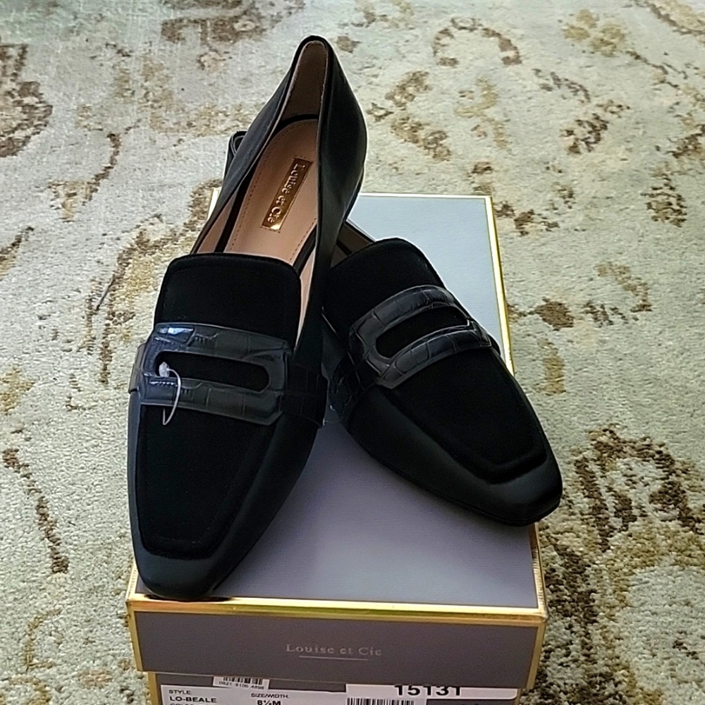 Louise et Cie black loafers size 8.5